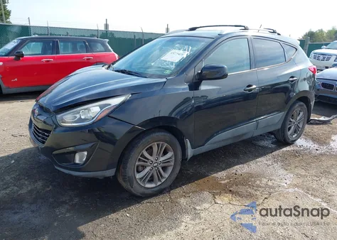 2014 Hyundai Tucson Se из США, поврежденный, VIN KM8JU3AG3EU933487